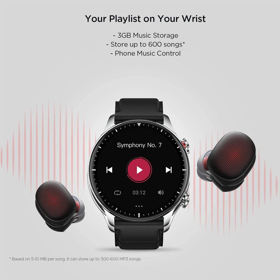 Amazfit Gtr 2 Smartwatch With 3Gb Music Storage, Gps, Heart Rate, Sleep, Stress, Spo2 Monitor, 14-Day Battery Life, Bluetooth Phone Calls, 90 Sports Modes, Water-Resistant, Sports