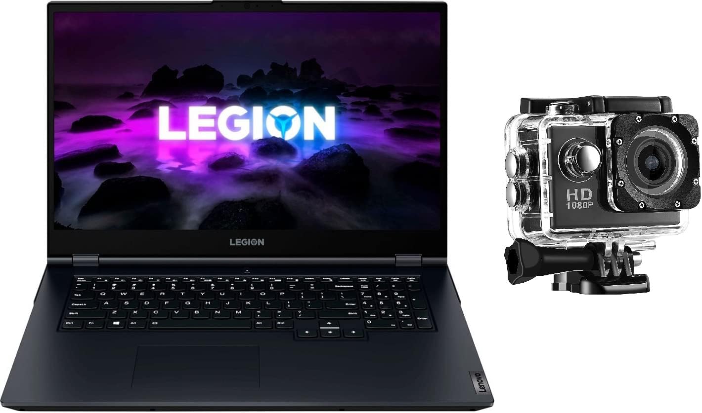 Latest Lenovo Legion 5 Gaming Laptop 17.3” FHD 144Hz Display Amd Ryzen 7 5800H 16GB 1TB SSD NVIDIA GeForce RTX 3050 4GB Backlit Eng Key WIN11 Blue With Free Pro HT Action Camera