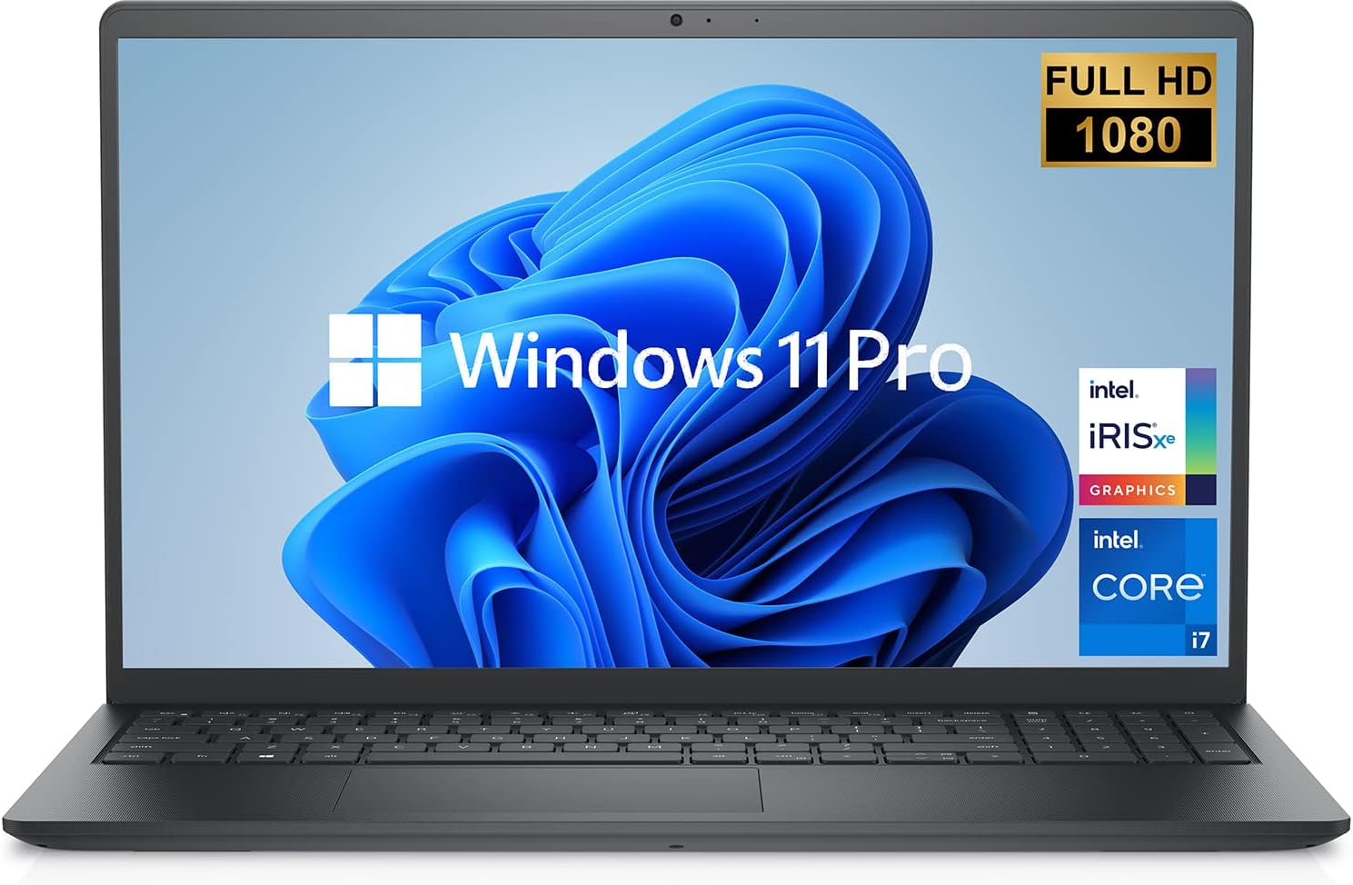 Dell [Windows 11 Pro] Newest Vostro 3510 Laptop, 15.6" FHD 1080p Display, Intel i7-1165G7 (4 cores), 32GB RAM, 1TB PCIe SSD + 1T HDD, Webcam, WiFi and Bluetooth, SD Card Reader, Carbon Black