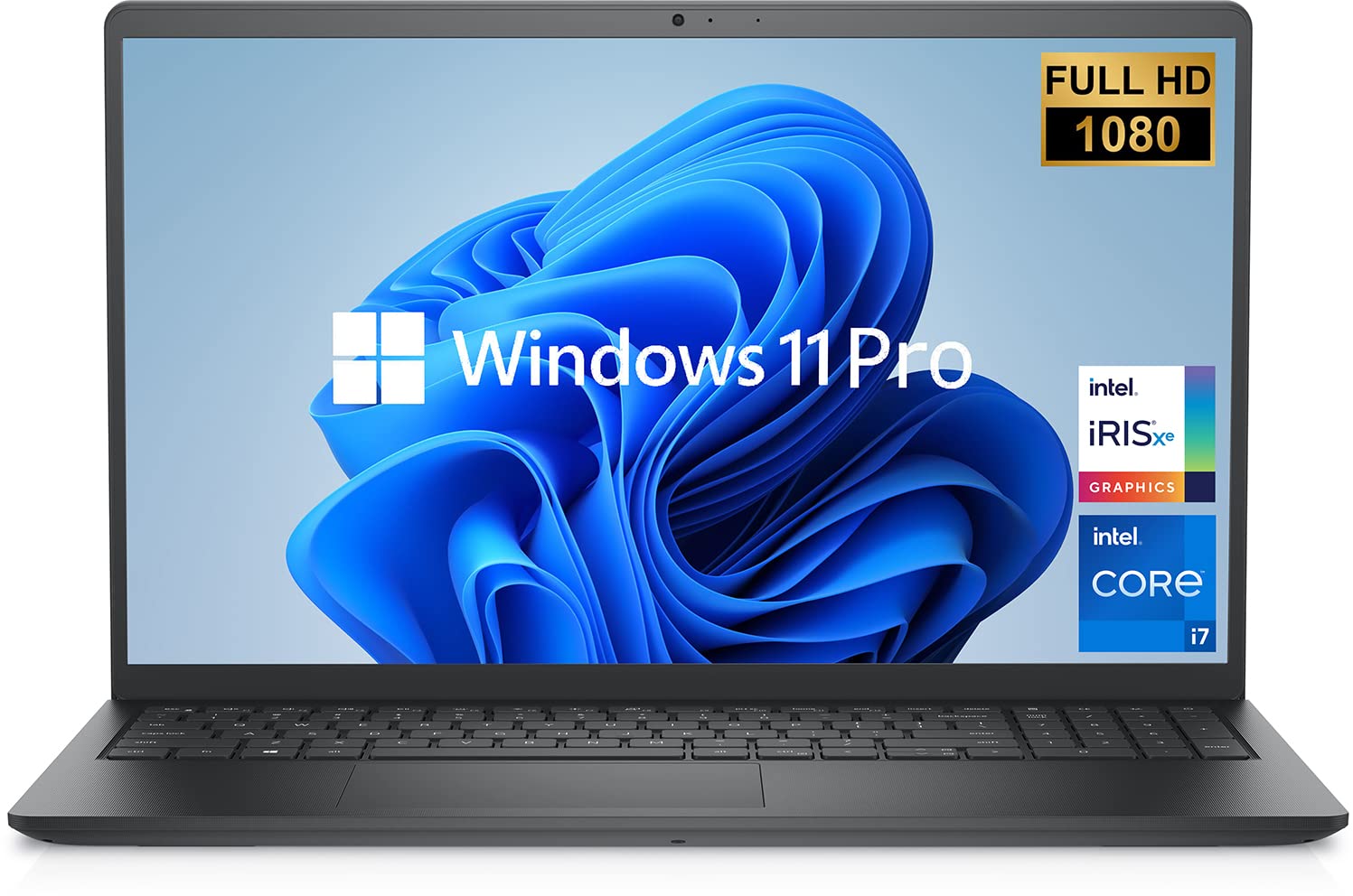 Dell [Windows 11 Pro] Newest Vostro 3510 Laptop, 15.6" FHD 1080p Display, Intel i7-1165G7 (4 cores), 32GB RAM, 2TB PCIe SSD, Webcam, WiFi and Bluetooth, SD Card Reader, Carbon Black