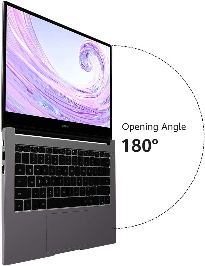 HUAWEI MateBook D14 Laptop, 14 inch Fullview Ultrabook, Intel Core i5 processor, 8GB RAM 512GB SSD, Win 10, Multi-screen Collaboration, Fingerprint Reader, Space Gray