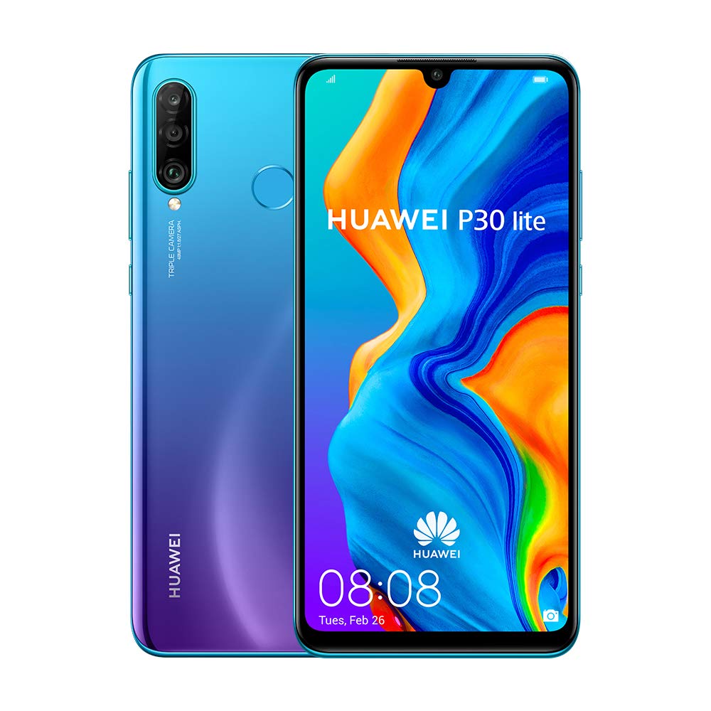 Huawei P30 Lite Smartphone 128GB 4GB RAM - Peacock Blue