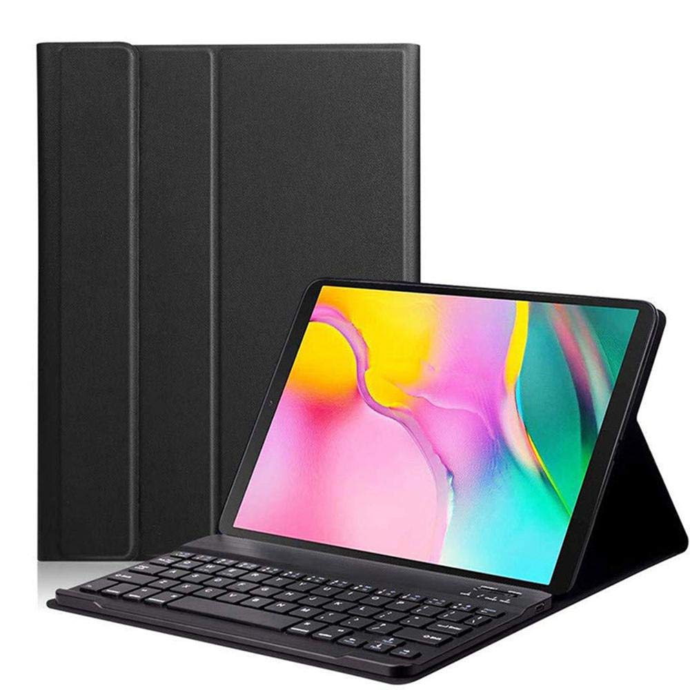 Keyboard Case for Samsung Galaxy Tab S5e T720/T725 10.5, lesgos Shockproof Slim PU Case with Magnetically Detachable Wireless Keyboard, Auto Sleep/Wake