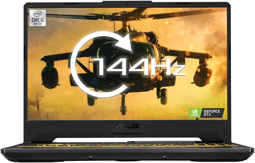 ASUS TUF Gaming FX506HC 144Hz 15.6" Full HD Gaming Laptop (Intel i5-11400H, Nvidia GeForce RTX 3050, 8GB RAM, 512GB PCIe SSD, Windows 10)