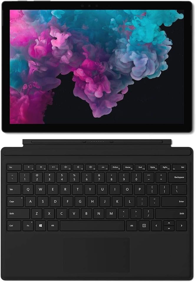 Microsoft Surface Pro 6, 2-in-1 Laptop, Intel Core-i5-8250U, 12.3 Inch, 256GB SSD, 8GB RAM, Intel UHD Graphics 620, Windows 10, No Keyboard, Black [Intl. Version]