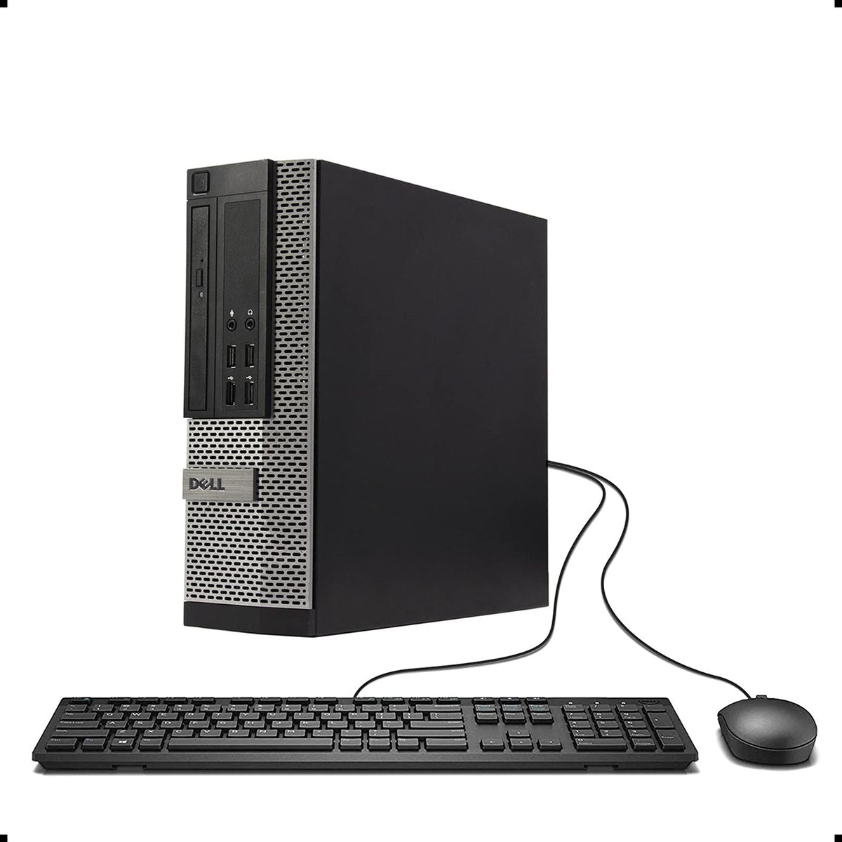 Dell OptiPlex 9020 Renewed Business Desktop PC | intel Quad Core i7-4th Generation Processor | 16GB Ram | 480GB SSD | Wired Keyboard & Mouse | Small Form Factor | Windows 10 Pro | RENEWED