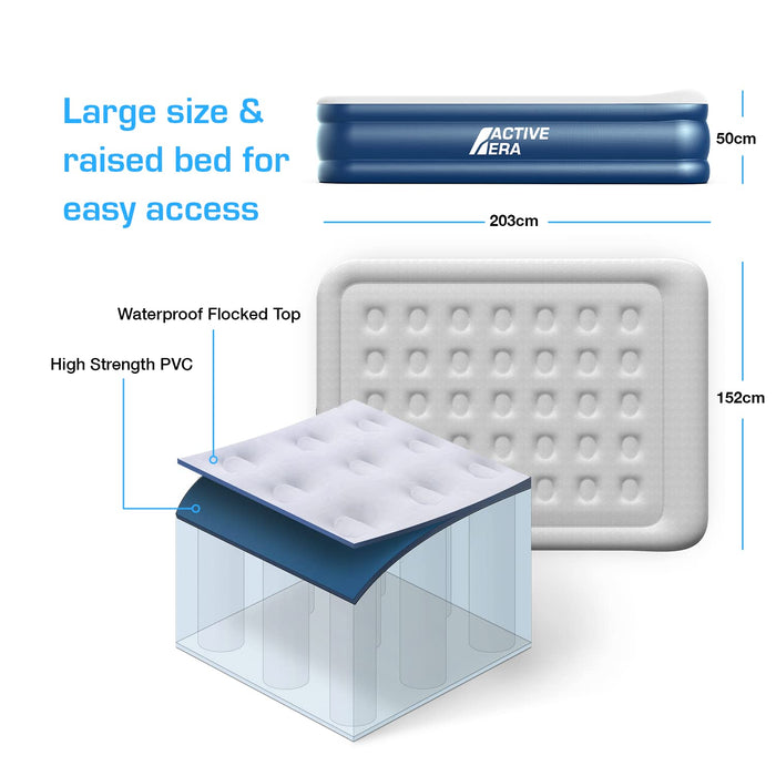 Active era premium hotsell queen size air mattress