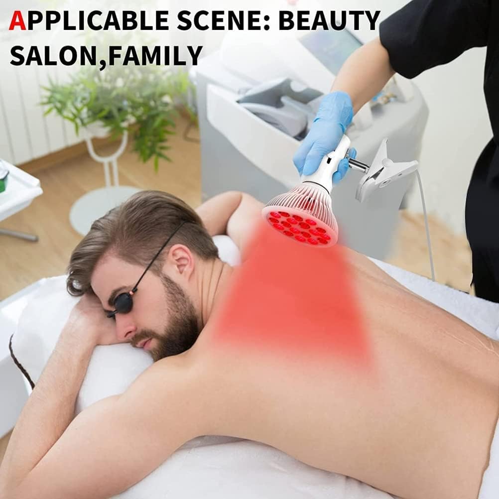 MAKINGTEC Infrared Therapy Device, Near Infrared Light Therapy for Pain Relief, Joint, Muscle & Tissue, Red Light Therapy for Face Body Massager Relief Health Care