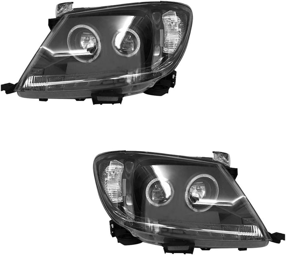 Car Styling for Toyota Hilux LED Headlights 2008-2014 for Hilux Revo Vigo Headlight DRL Bi-Xenon Lens High Low Beam Parking