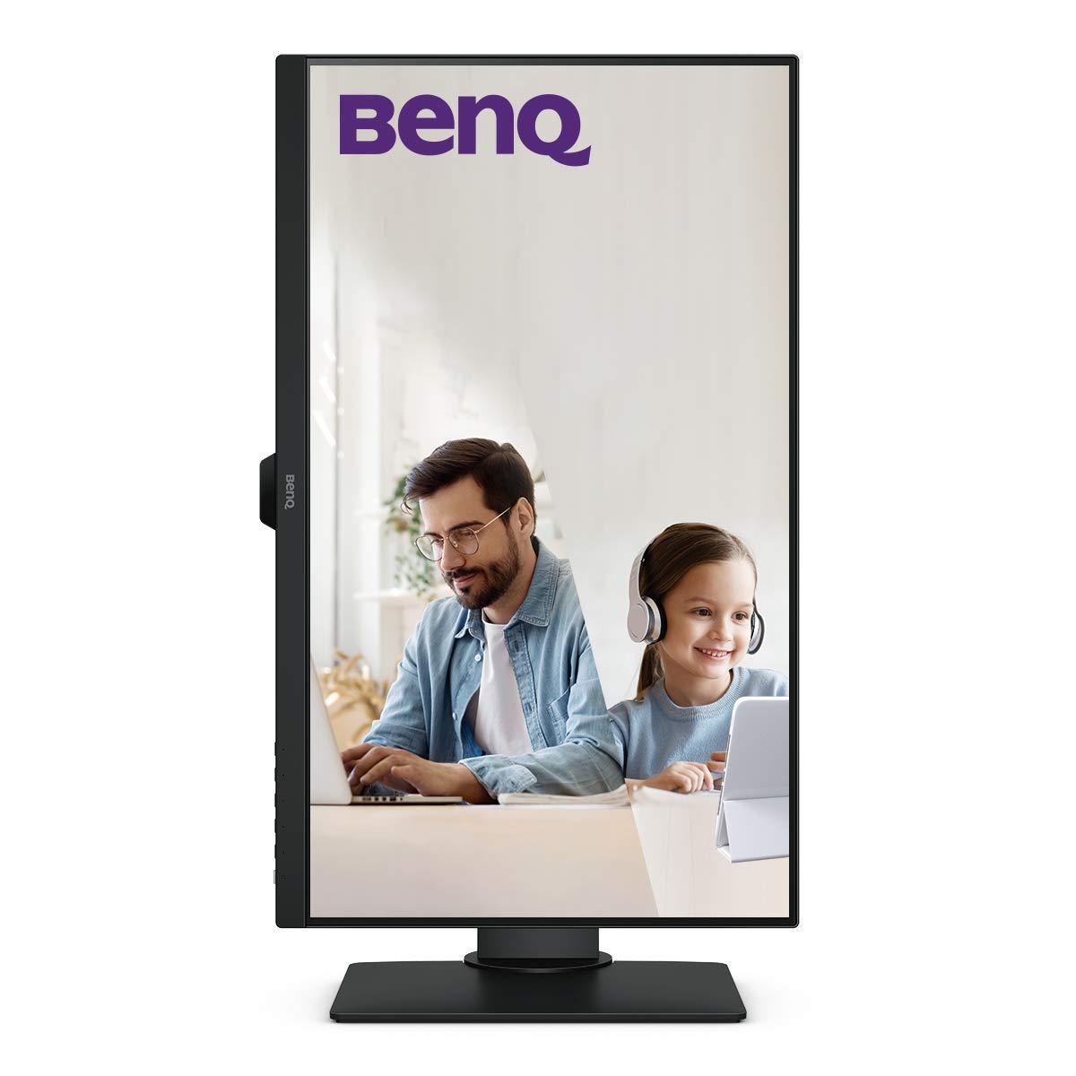 BenQ GW2780T 27 inch 1920 X 1080,IPS Full HD Ultra-Slim Bezel Monitor, Height Adjust, Eye Care, Anti-Glare, Brightness Intelligence, Speakers, Color Weakness Mode, HDMI, DP, VGA (Black)