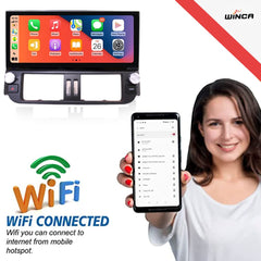 WINCA Car Stereo Screen For Toyota Prado 2010, 2011, 2012, 2013 Android Multimedia System With CarPlay PX6 12.3-v inch (RAM 4GB, ROM 32GB) FREE REAR CAMERA