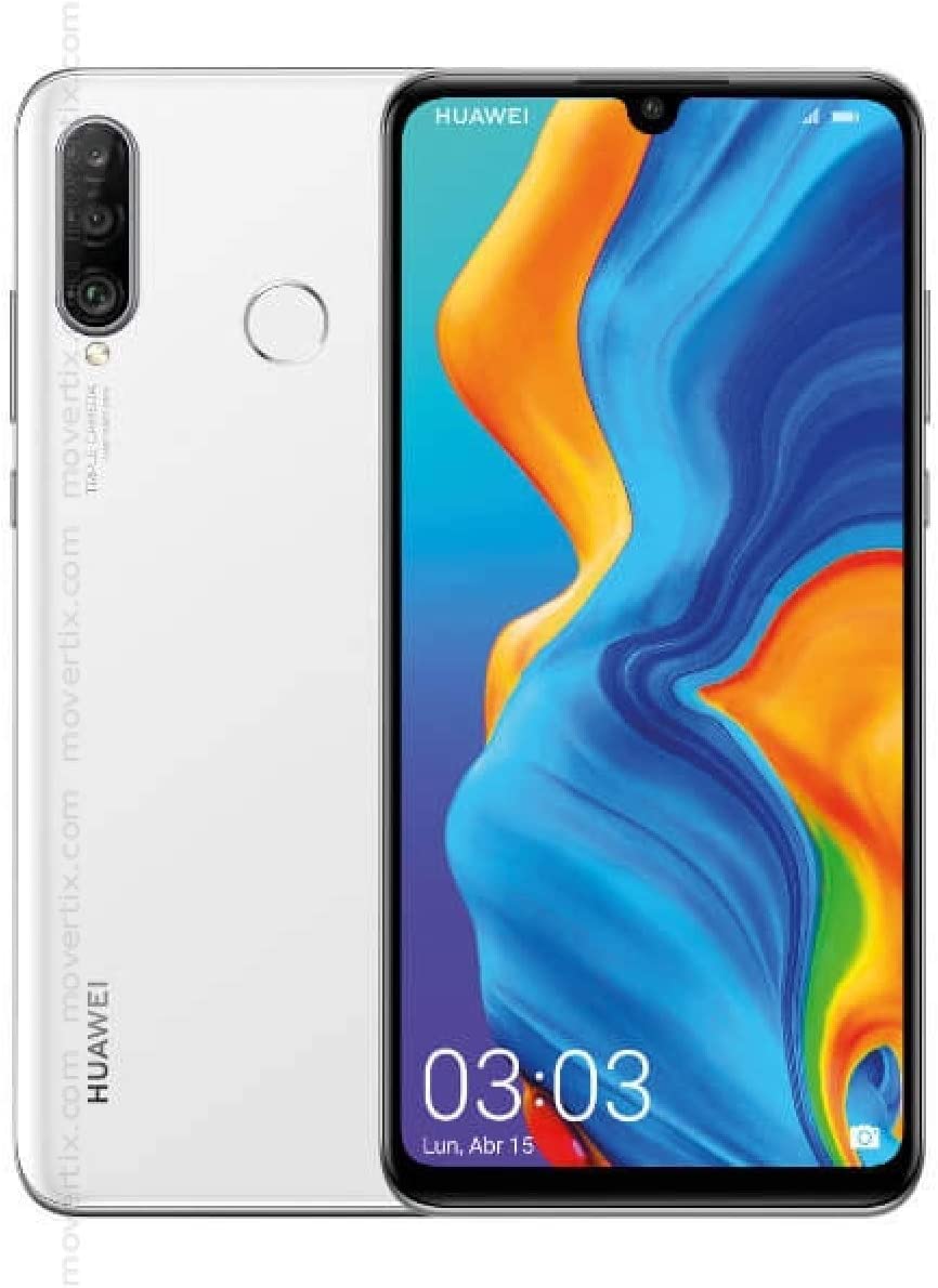 HUAWEI P30 Lite Dual Sim 128GB 6GB RAM 4G LTE Phone, Pearl White