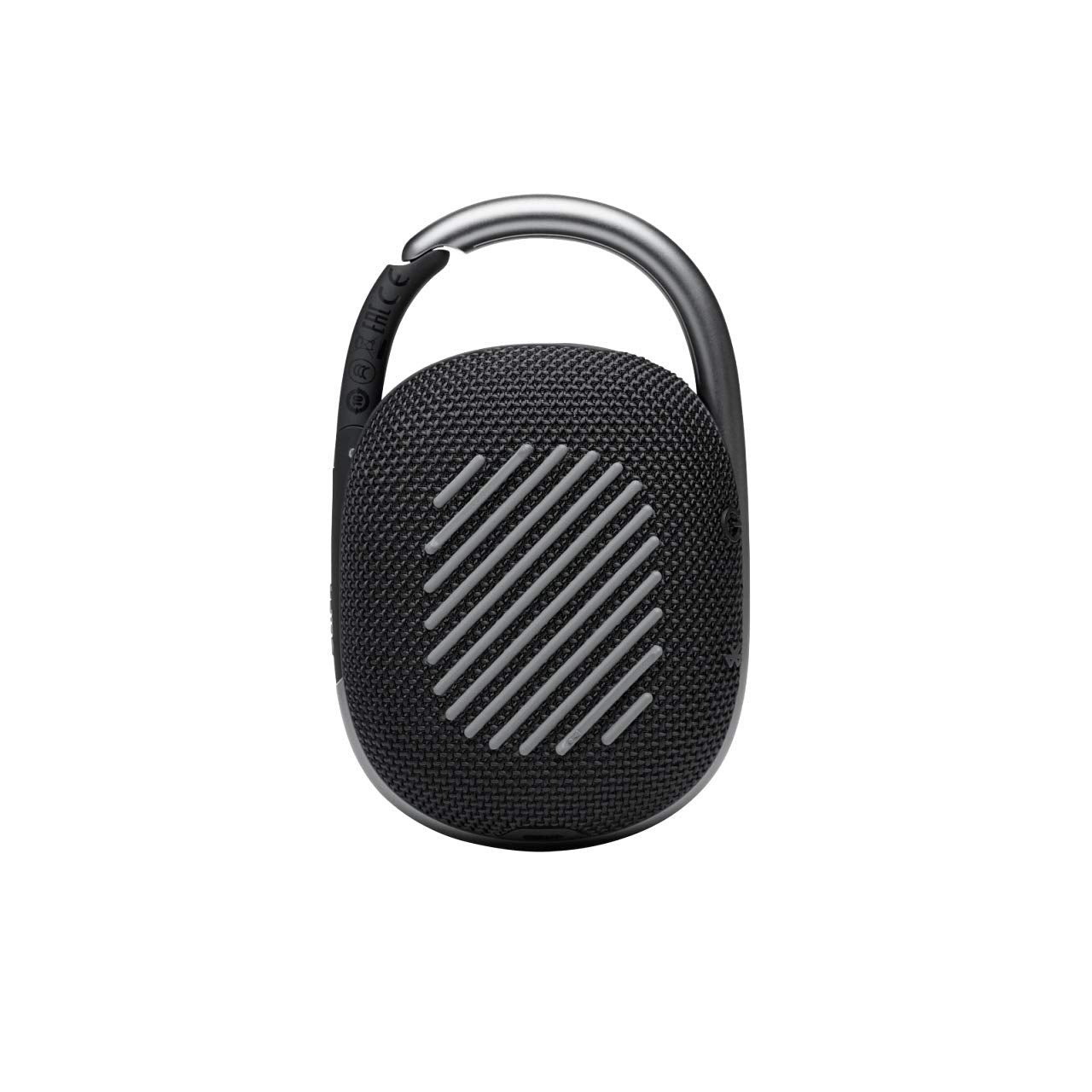 JBL Clip 4 Portable Bluetooth Speaker, JBL Pro Sound, Punchy Bass, Ultra-Portable Design, Integrated Carabiner, Clip Everywhere, IP67 Waterproof + Dustproof, 18H Battery - Black, JBLCLIP4BLK