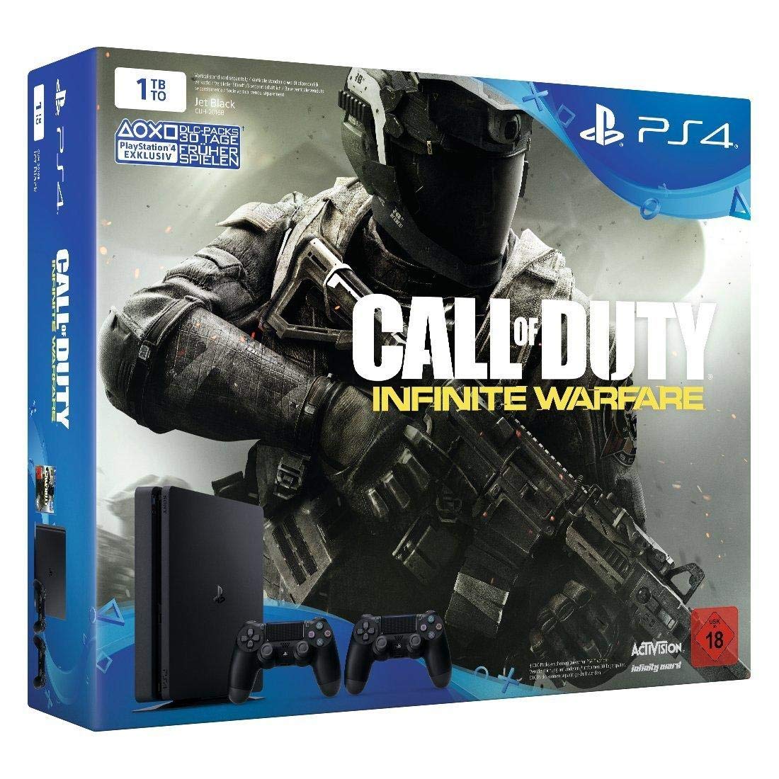 Sony Call of Duty: Infinite Warfare Play Station 4 Slim 1TB with 2 Controllers