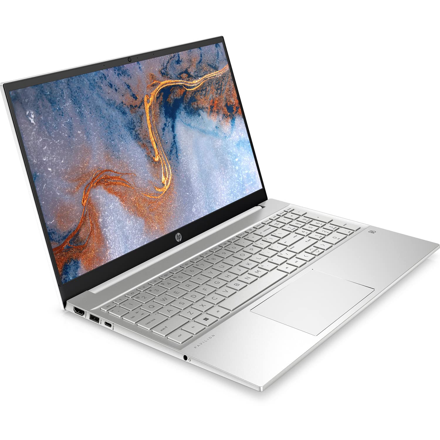 2022 Newest HP Pavilion Laptop, 15.6" FHD Anti-Glare IPS Display, Intel Core i7-1195G7 Quad-Core Processor, Intel Iris Xe Graphics, 32GB RAM, 1TB PCIe SSD, Fingerprint Reader, HDMI 2.0, Windows 11