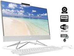 HP Newest All-in-One Desktop Computer, 23.8" Full HD Touchscreen, 11th Generation Intel Core i7-1165G7 Processor, Intel Iris Xe Graphics, 16GB RAM, 256GB SSD + 1TB HDD, Webcam, Windows 11 Home