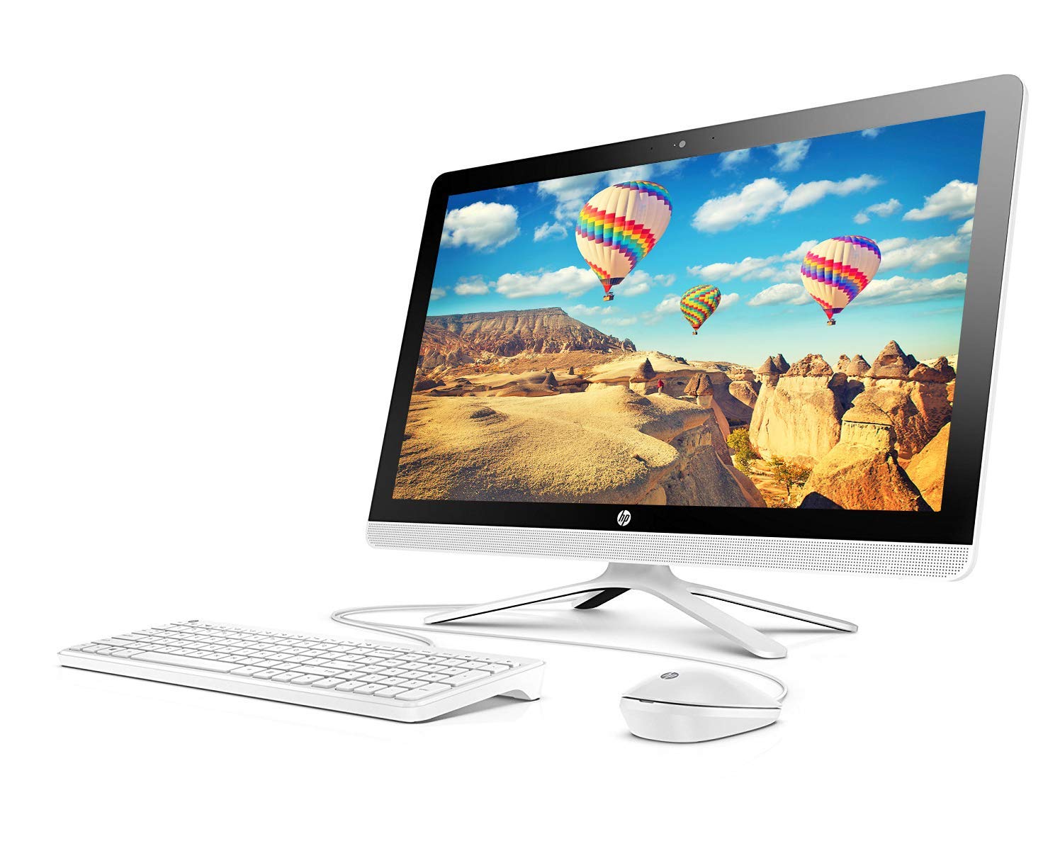 HP Snow White 22-b013w All-in-One touch screen Desktop PC