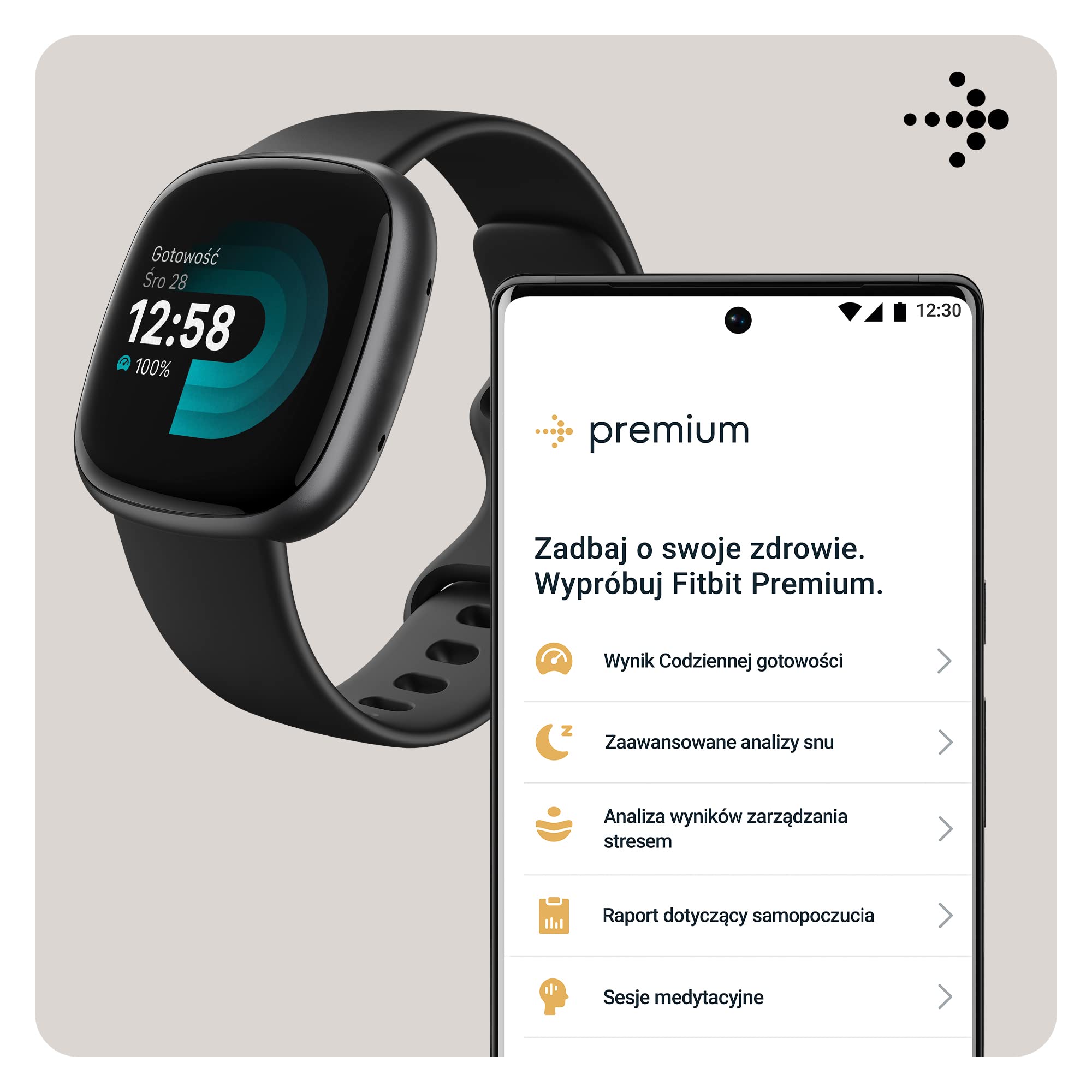 Fitbit Versa 4 Fitness Smartwatch with built in GPS and up to 6 days b zambeyzi