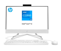 Hp All-In-One 22-Df1004Ne Bundle Pc, 21.5"Fhd, 11Th Gen. Intel® Core™ I3 Processor, 4GB RAM, 256GB Ssd, Intel® Uhd Graphics, Windows 10,White - 3B4Y5Ea