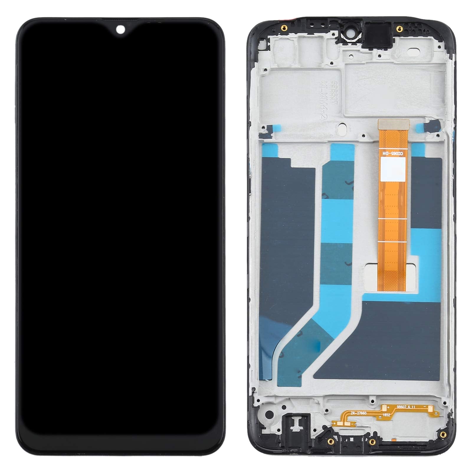 Mobile Displays TFT LCD Screen for OPPO A5S CPH1909 CPH1920 CPH1912 Digitizer Full Assembly With Frame