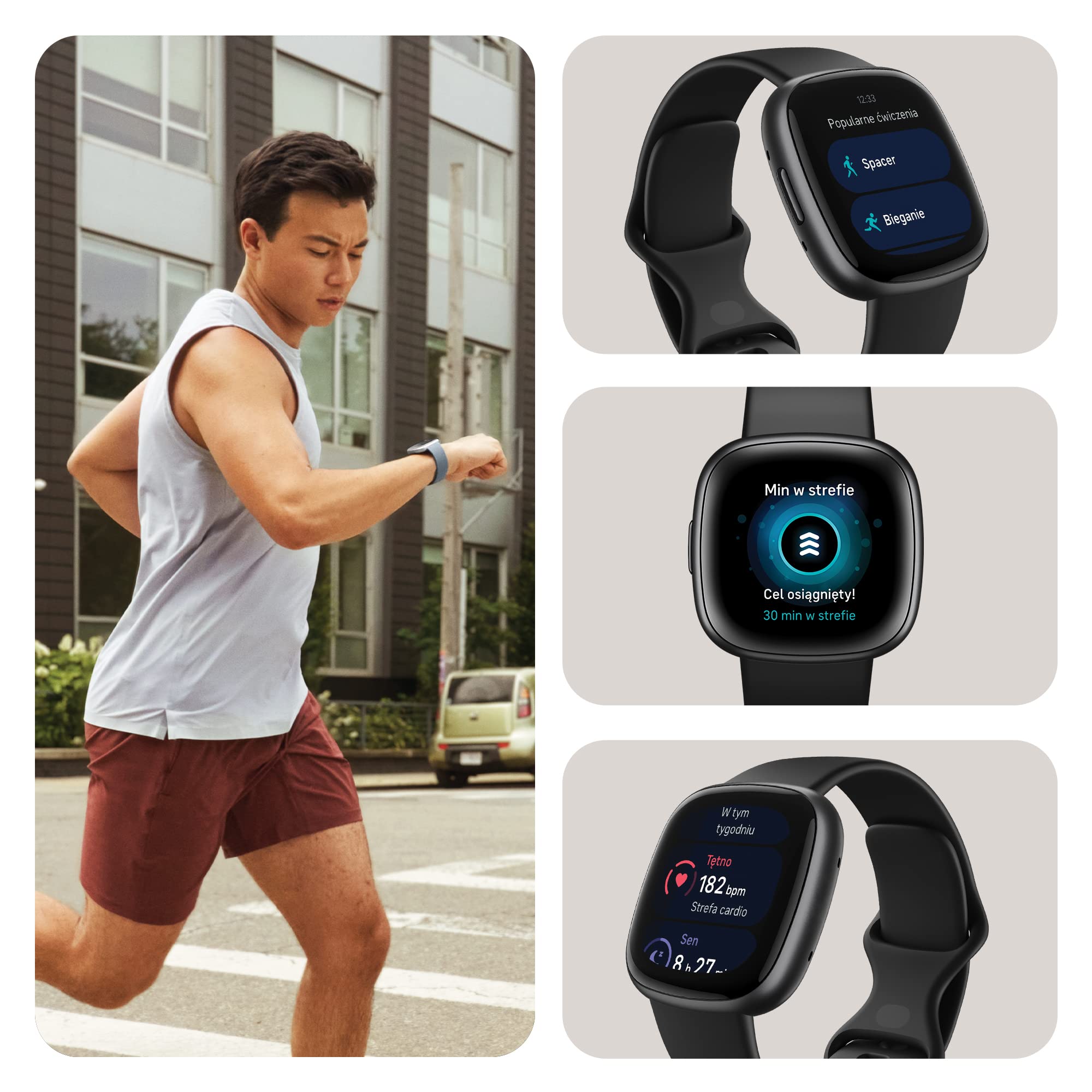 Fitbit Versa 4 Fitness Smartwatch with built in GPS and up to 6 days b zambeyzi