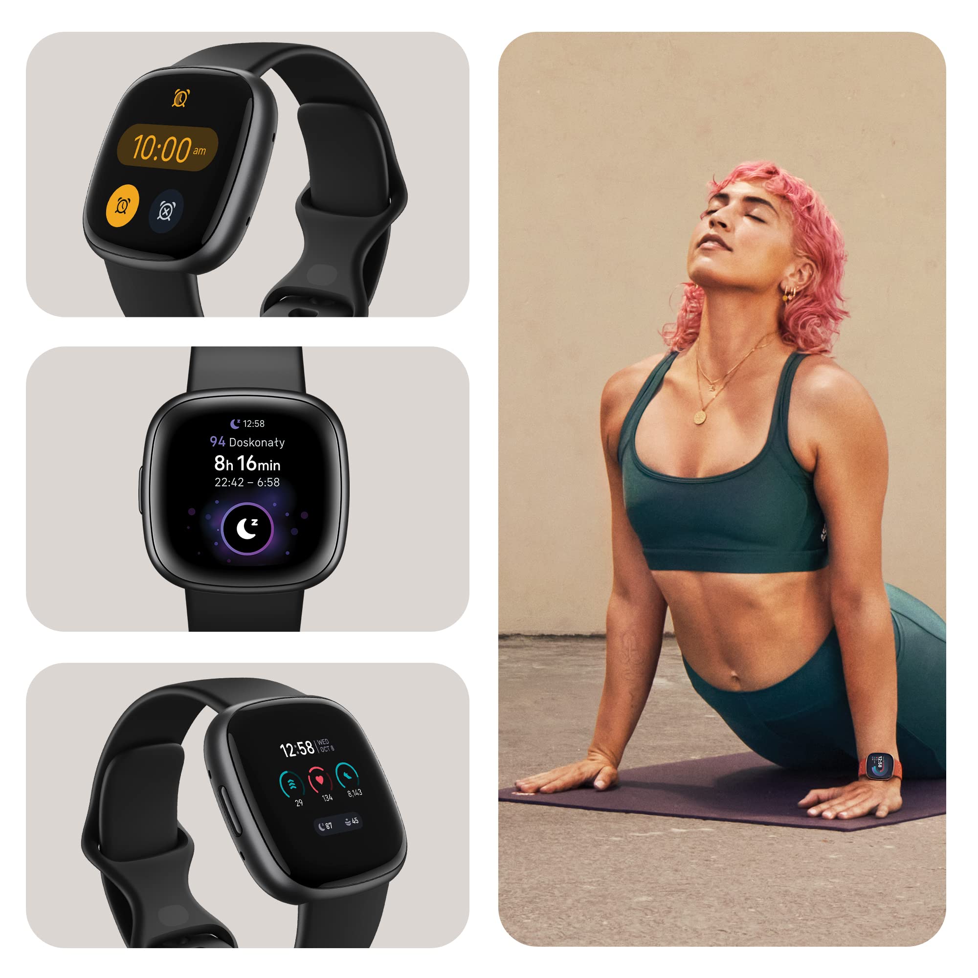 Fitbit Versa 4 Fitness Smartwatch with built in GPS and up to 6 days b zambeyzi