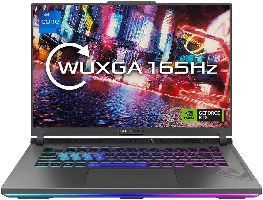 ASUS ROG Strix G16 G614JV 16.0” WUXGA 165Hz Gaming Laptop (Intel i7-13650H, NVIDIA GeForce RTX 4060, 16GB RAM, 1TB SSD, Windows 11, 90Whrs Battery)