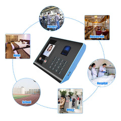 Tidrop Intelligent Attendance Machine Face Fingerprint Password Recognition Mix Biometric Time Clock