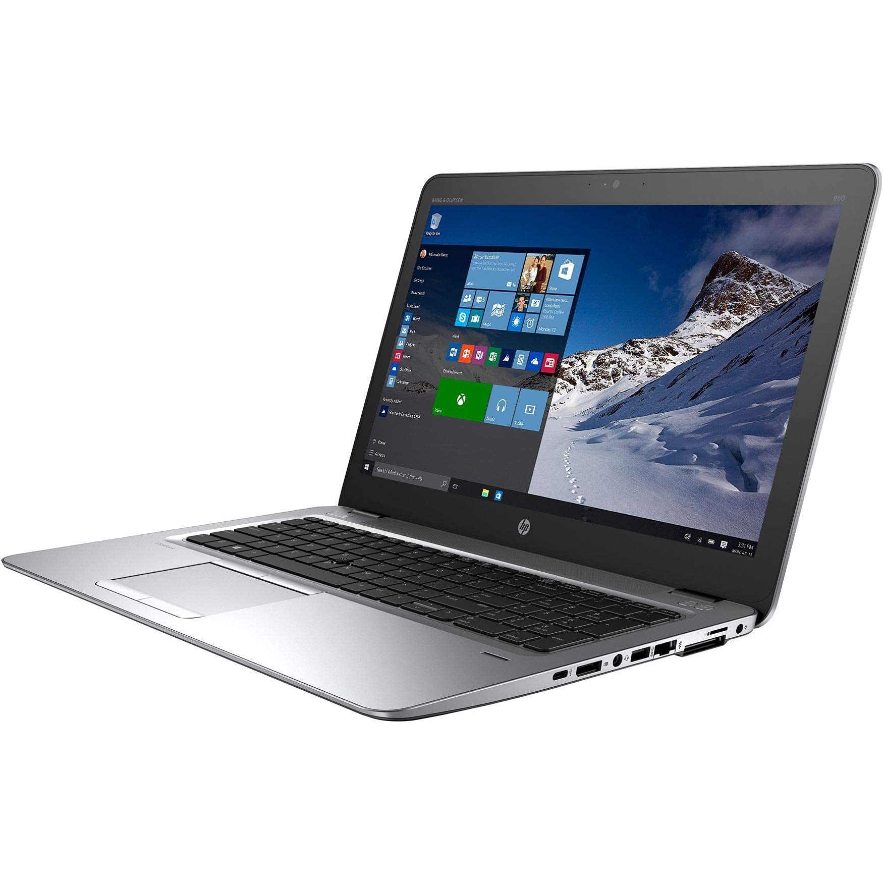 HP ELITEBOOK 850 G3 LAPTOP INTEL CORE I5-6300U 6th GEN 2.40GHZ WEBCAM 8GB RAM 256GB SSD WINDOWS 10 PRO 64BIT (Renewed)