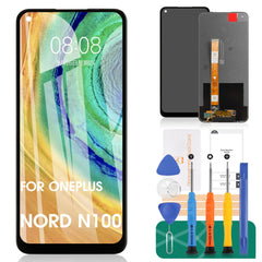 for OnePlus Nord N100 LCD Screen Replacement BE2013 LCD Display BE2015 Touch Digitizer Compatible with Model BE2011, BE2012 Assembly Repair Parts Kits