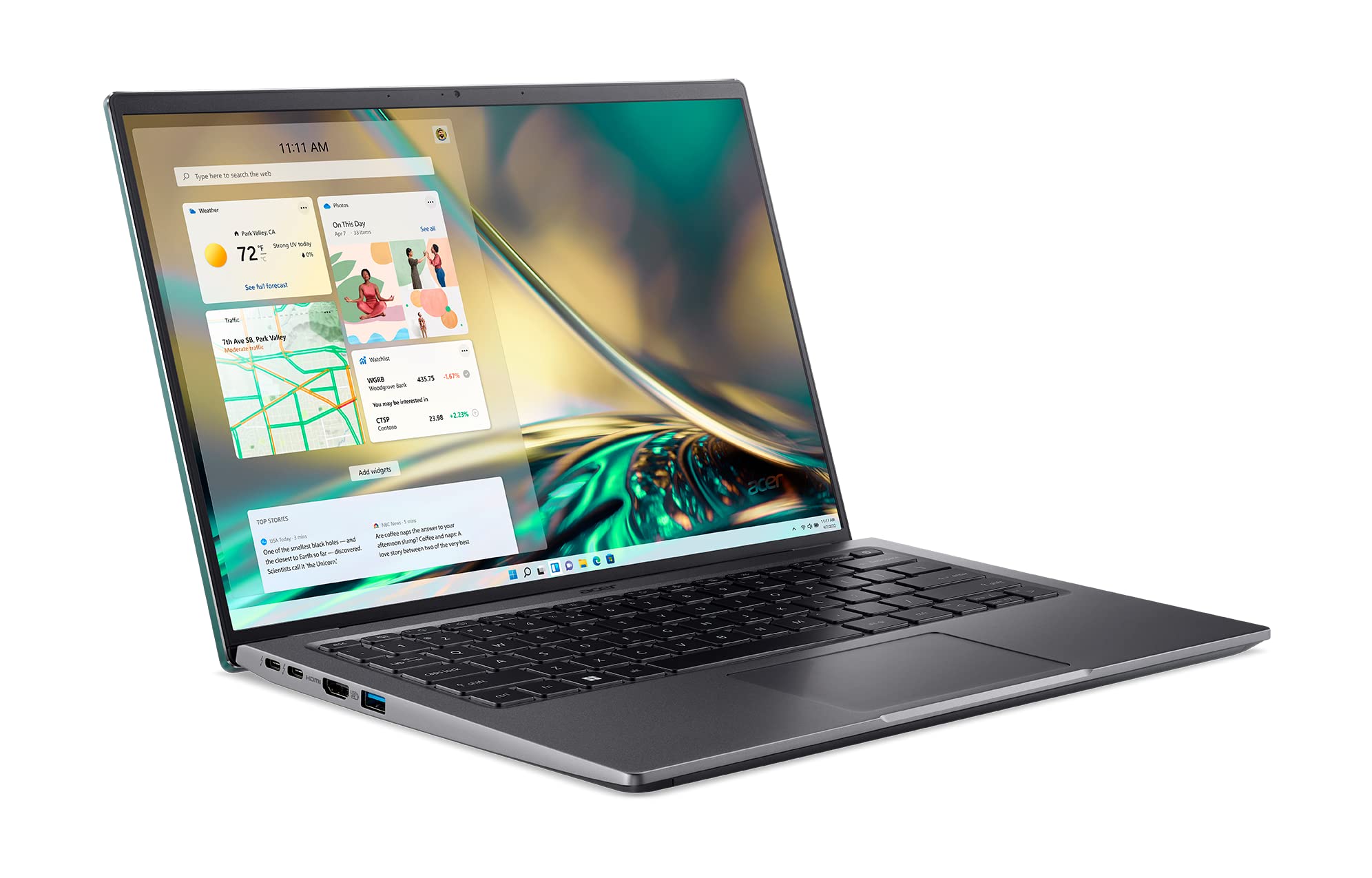 Acer Swift X SFX14-51G-71Y1 Creator Laptop | 14" 2240 x 1400 100% sRGB | 12th Gen Intel i7-1260P | NVIDIA RTX 3050 Laptop GPU | 16GB LPDDR5 | 512GB NVMe SSD | Wi-Fi 6E | Backlit Keyboard | Windows 11