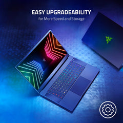 Razer Blade 15 Advanced - 15.6 Inch Gaming Laptop with 240Hz QHD Display (Intel Core i7-11800H, NVIDIA RTX 3070, 32 GB RAM, 1 TB SSD, Chroma RGB, Window 11) UK Layout | Black