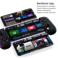 Backbone One Mobile Gaming Controller for iPhone - Turn Your iPhone into a Gaming Console - Play Xbox, PlayStation, Steam, Fortnite, & More [FREE 1 Month Xbox Game Pass Ultimate Included]