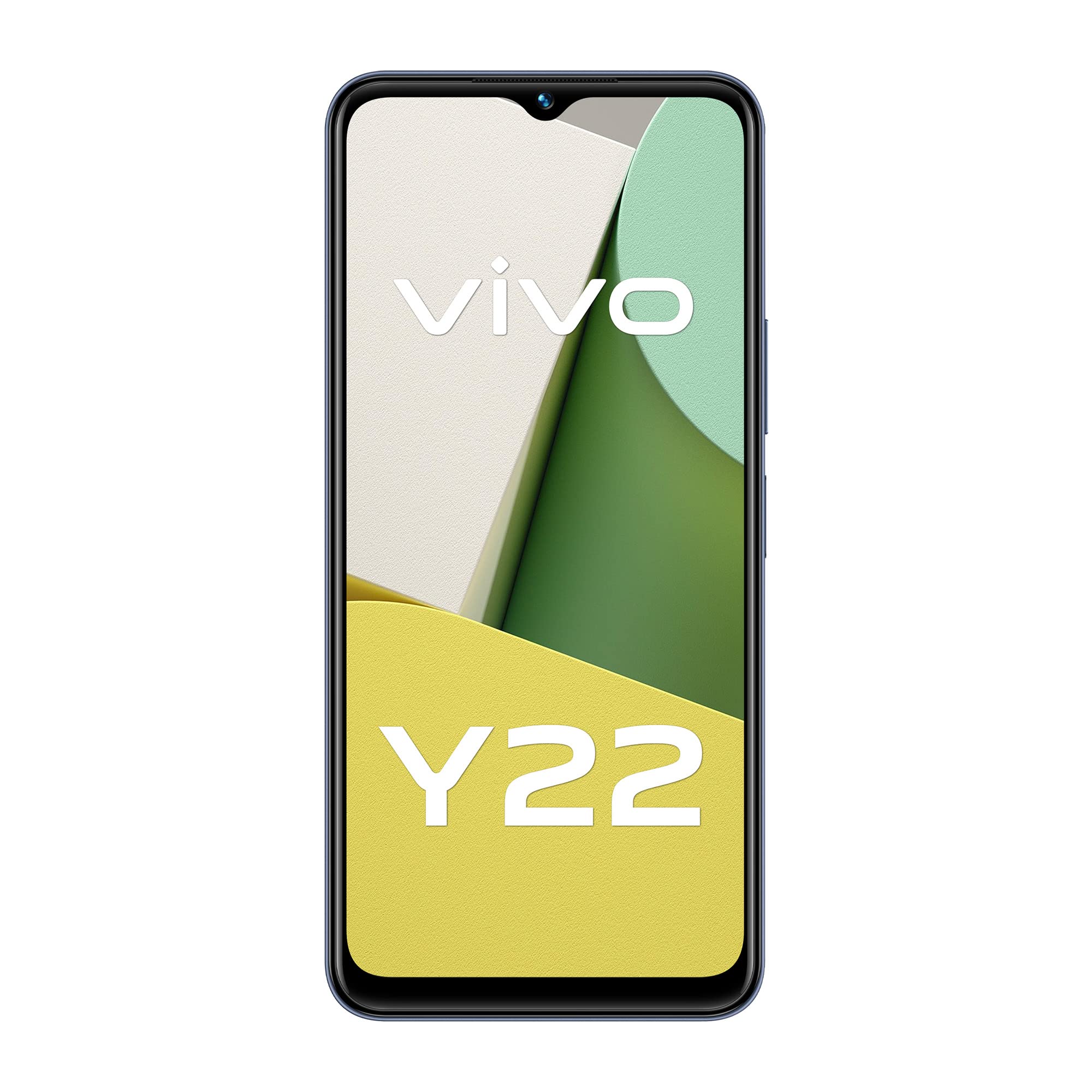 vivo Y22 4G (Starlit Blue, 4GB RAM, 128GB) 50MP Rear Camera | 5000 mAh Battery | 18W Charging | Snapdragon 680 Processor | 12 Months Warranty + Backpack