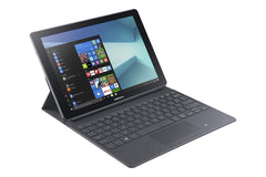 Samsung Galaxy Book 10.6 Tablet - Intel Core m3, 10.6 Inch, 128GB, 4GB RAM, 4G LTE, Windows 10 Home, Silver with English Keyboard Black and S Pen