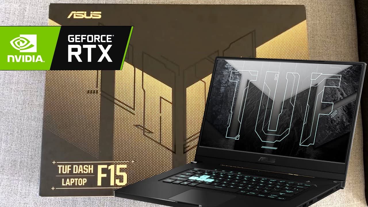 2022 Newest ASUS TUF Dash Premium Gaming Laptop: 15.6" FHD 144Hz IPS Display, Intel Gaming H Core H 8-Core i7-11370H, 32GB RAM, 512GB SSD, 4GB GeForce RTX 3050Ti, Wifi6, Backlit-KYB, DTS, Win10H