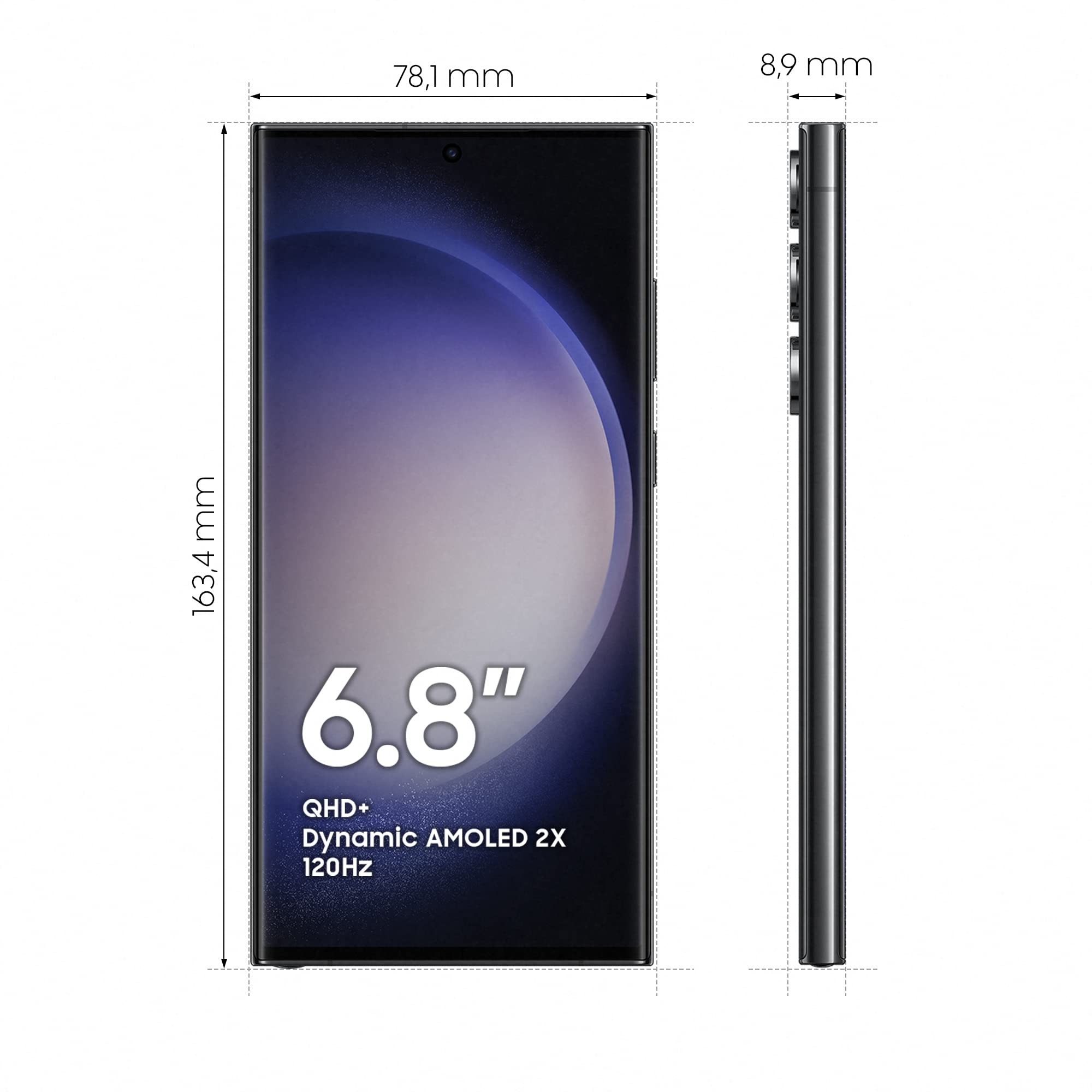 SAMSUNG Galaxy S23 Ultra 12GB RAM, 256GB Phantom Black International Version