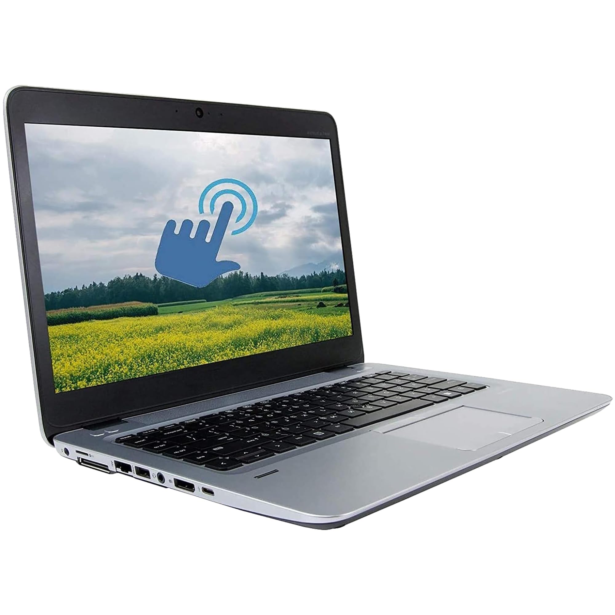 HP Elitebook 840 G4 Business Laptop Intel Core i7-7th Generation CPU 2-Cores, 8GB DDR4 SODIMM RAM, 256GB M2 Card (SSD) 2.5 HDD, 14 inch Full HD (1920x1080) Touch Screen Display, Wind 10 (Renewed)