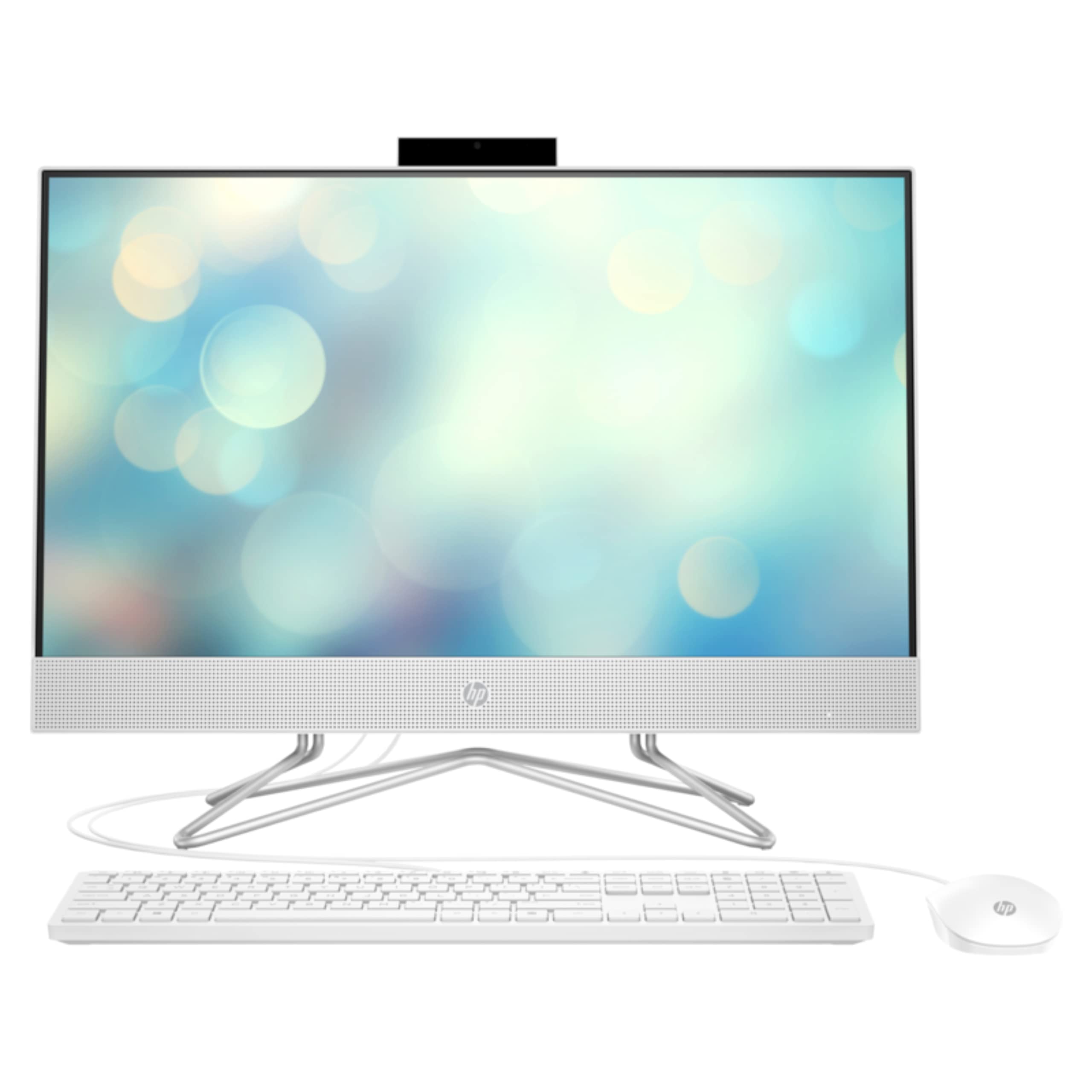 2022 Newest HP All-in-One 24-inch Desktop|12th Generation Intel Core i5-1235U Processor|Intel UHD Graphics|16GB DDR4 RAM|1TB NVMe SSD|23.8" FHD Display|Windows 11|Free Bluetooth Headset| (Snow White)