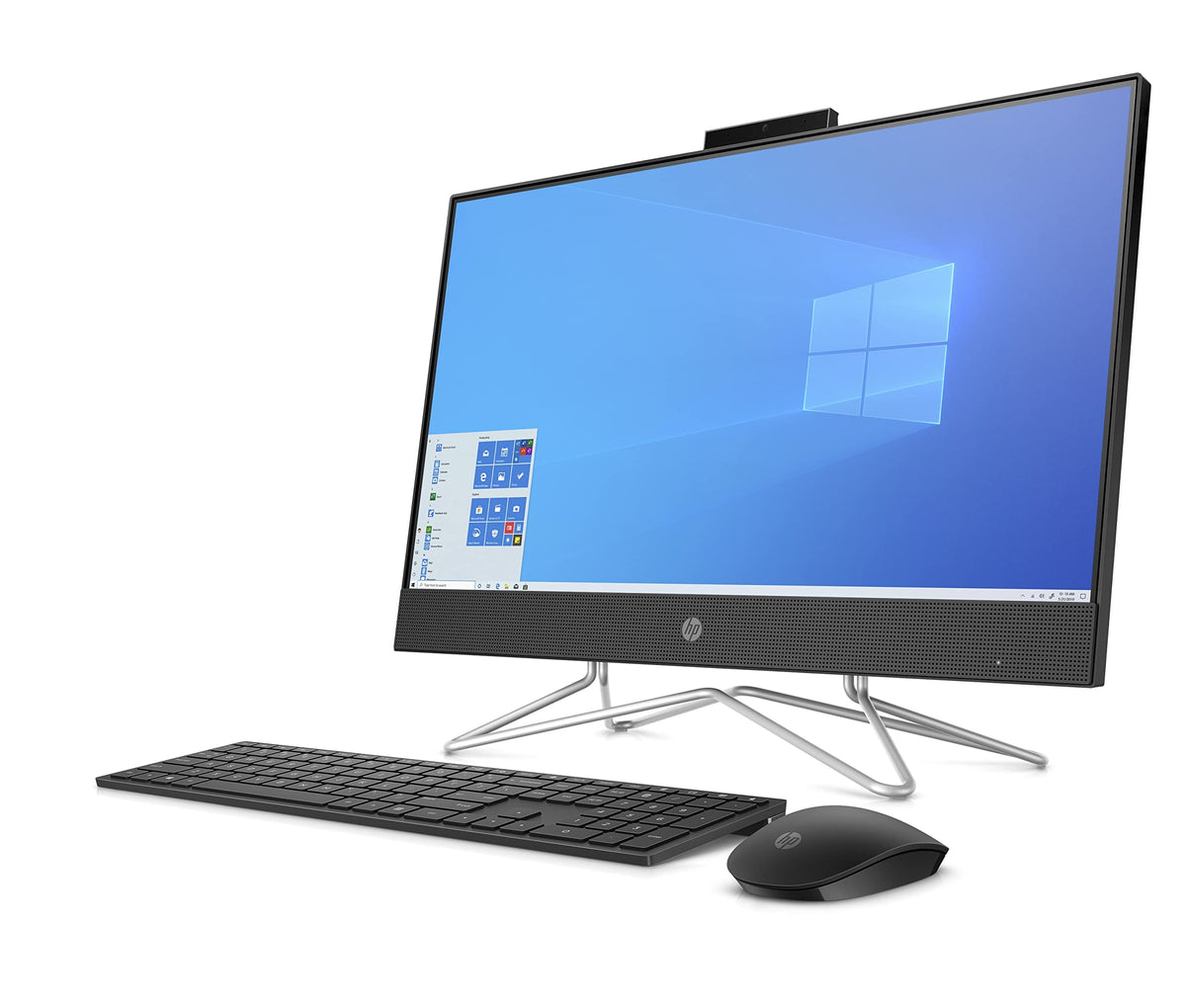 HP All-in-One 24-df1013ne Bundle PC, 23.8"FHD, touch screen, 11th Gen. Intel® Core™ i5 processor, 8GB RAM, 512GB SSD, Intel® Iris® Xᵉ Graphics, Windows 10, Black - 3B4Z3EA