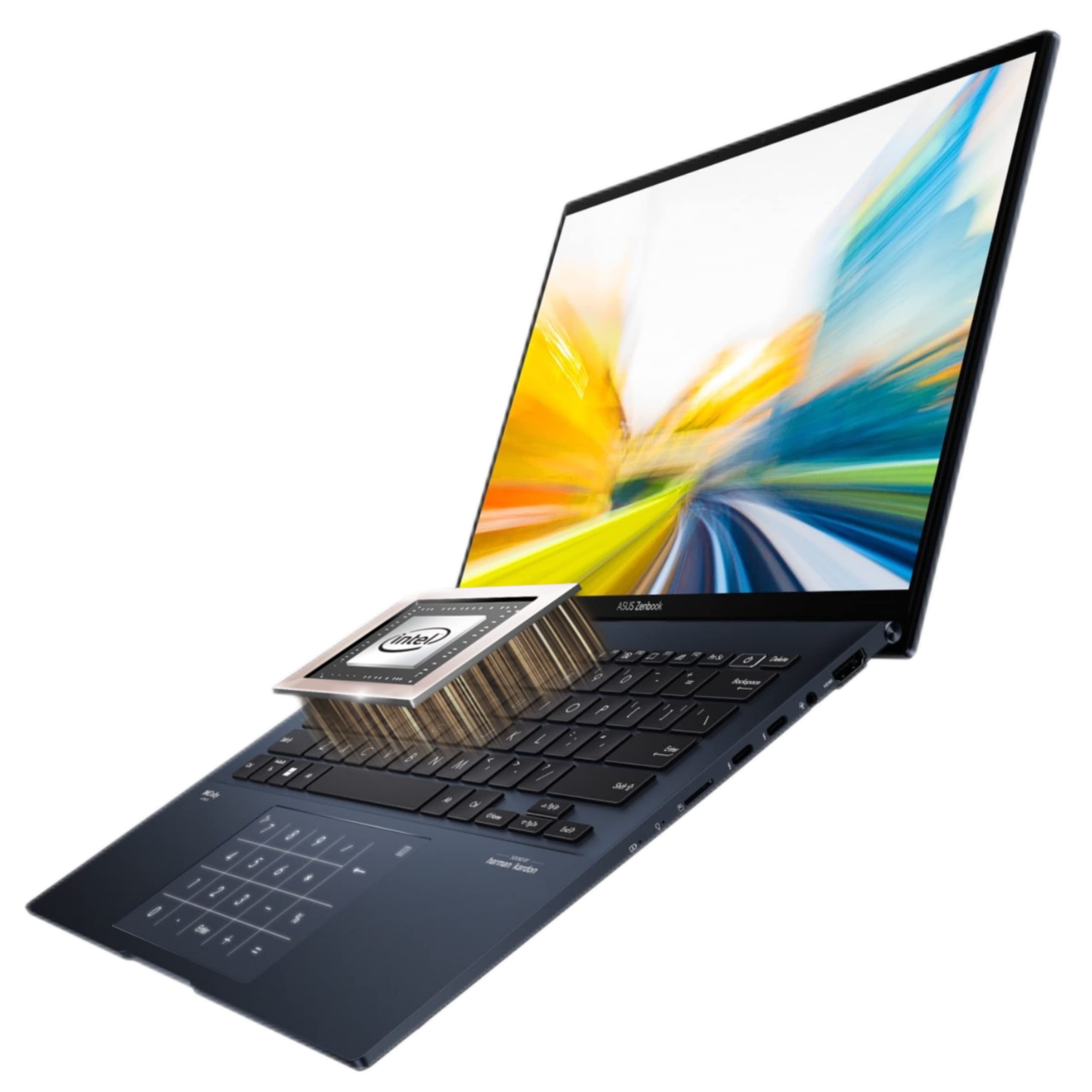 ASUS 2022 Latest Zenbook 14" 2.8K OLED Business Laptop, 12th Gen Intel Evo i5-1240P 12 Cores, 600 nits 90Hz 100% DCI-P3, 18 hrs Battery Life, Thunderbolt 4 (8GB RAM | 256GB PCIe SSD)