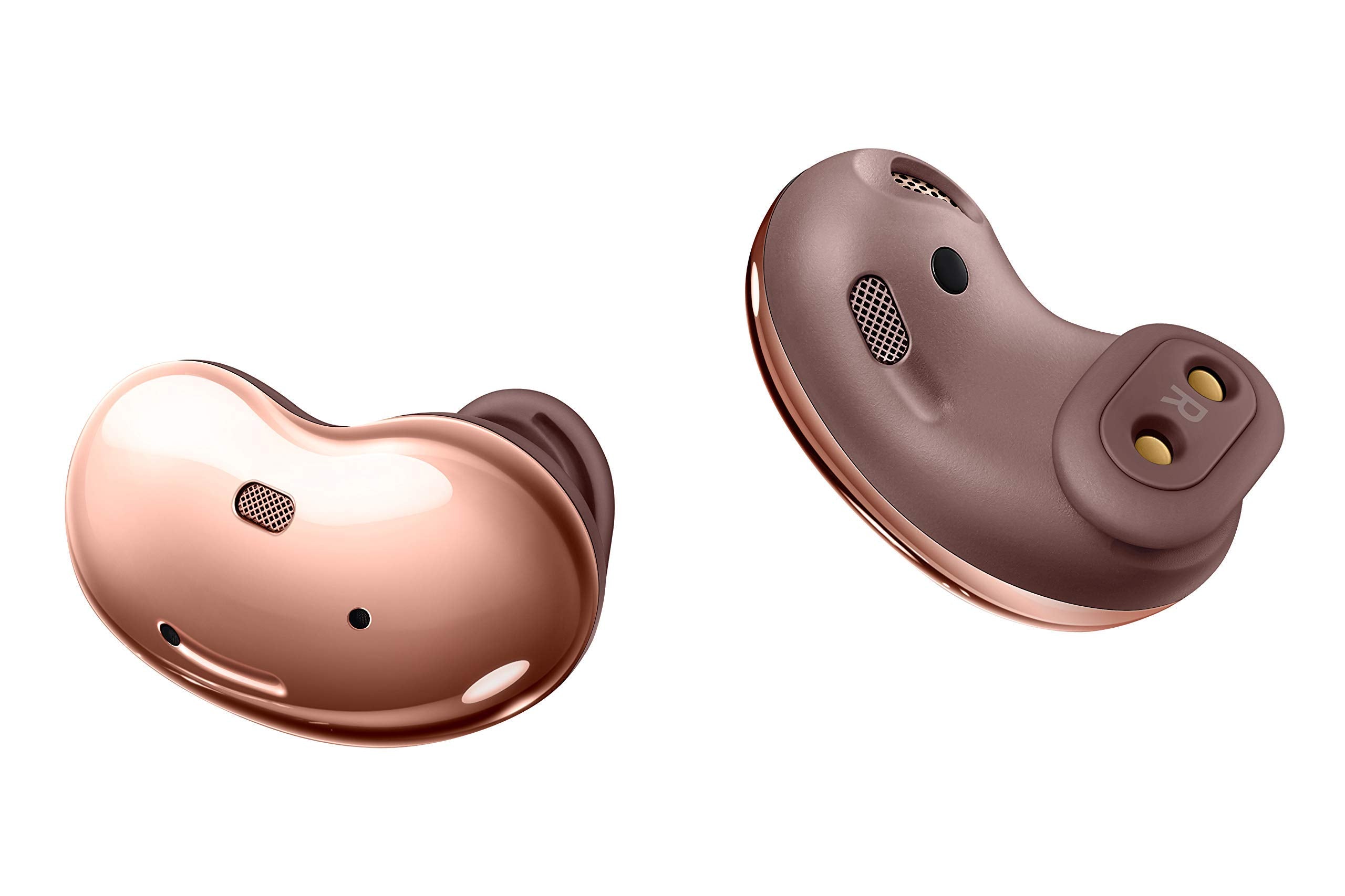 Samsung Galaxy Buds Live, True Wireless Earbuds w/Active Noise Cancelling (Wireless Charging Case Included), Mystic Bronze (UAE Version)