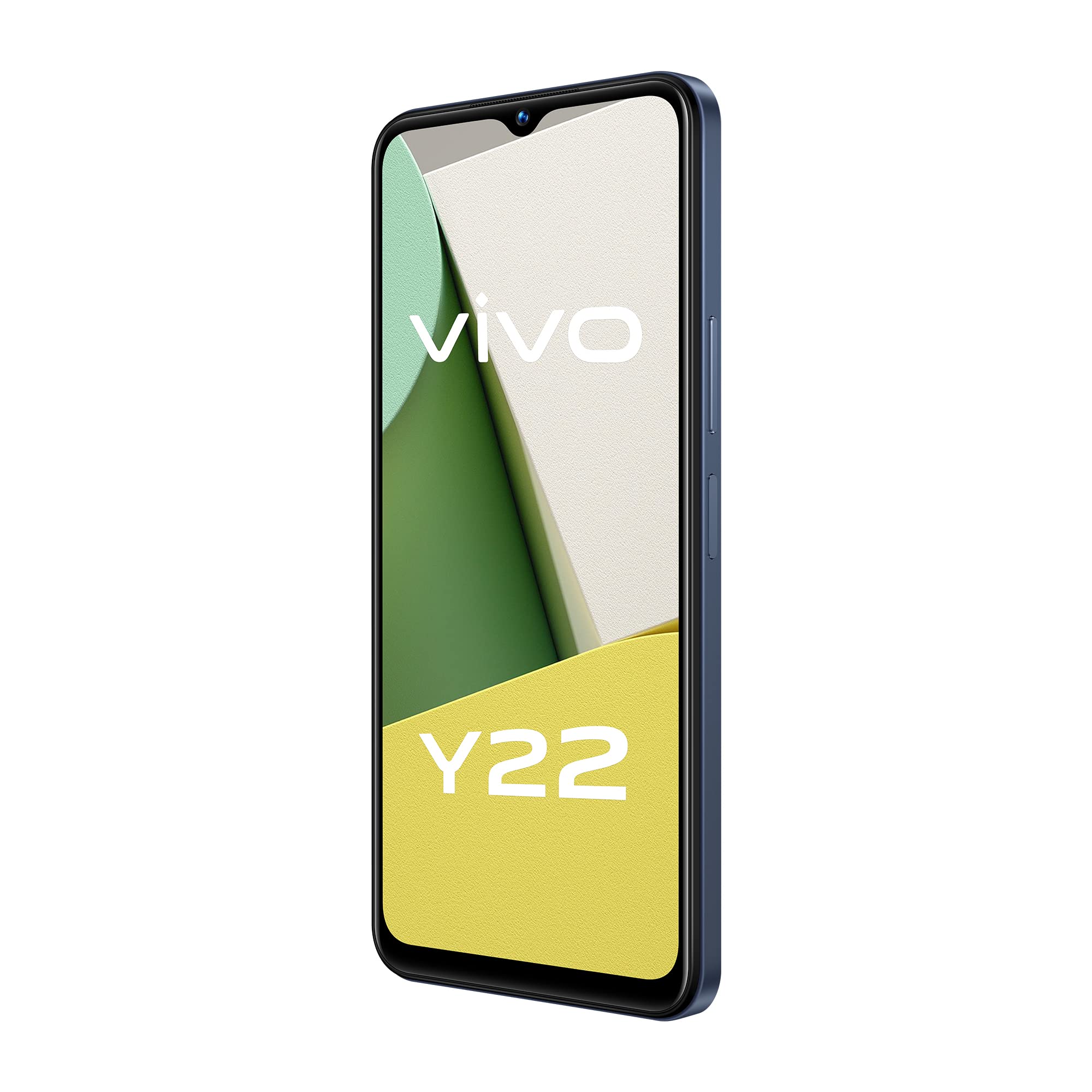 vivo Y22 4G (Starlit Blue, 4GB RAM, 128GB) 50MP Rear Camera | 5000 mAh Battery | 18W Charging | Snapdragon 680 Processor | 12 Months Warranty + Backpack