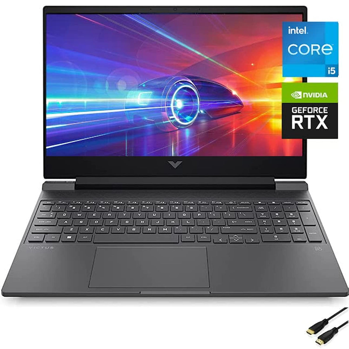 HP Victus 15 FHD IPS Premium Gaming Laptop, NVIDIA GeForce RTX 3050, 12th Gen Intel 12-Core i5-12500H(Beat i7-11370H), Backlit KB, Enhanced Thermals, Windows 11 Home (20GB|1024GB SSD)