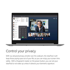 2022 Newest Lenovo IdeaPad 3i Laptop, 15.6" FHD Anti-Glare Display, Intel Core i3-1115G4 Processor, Intel UHD Graphics, 8GB DDR4 RAM, 128GB PCIe SSD, Fingerprint Reader, Windows 11