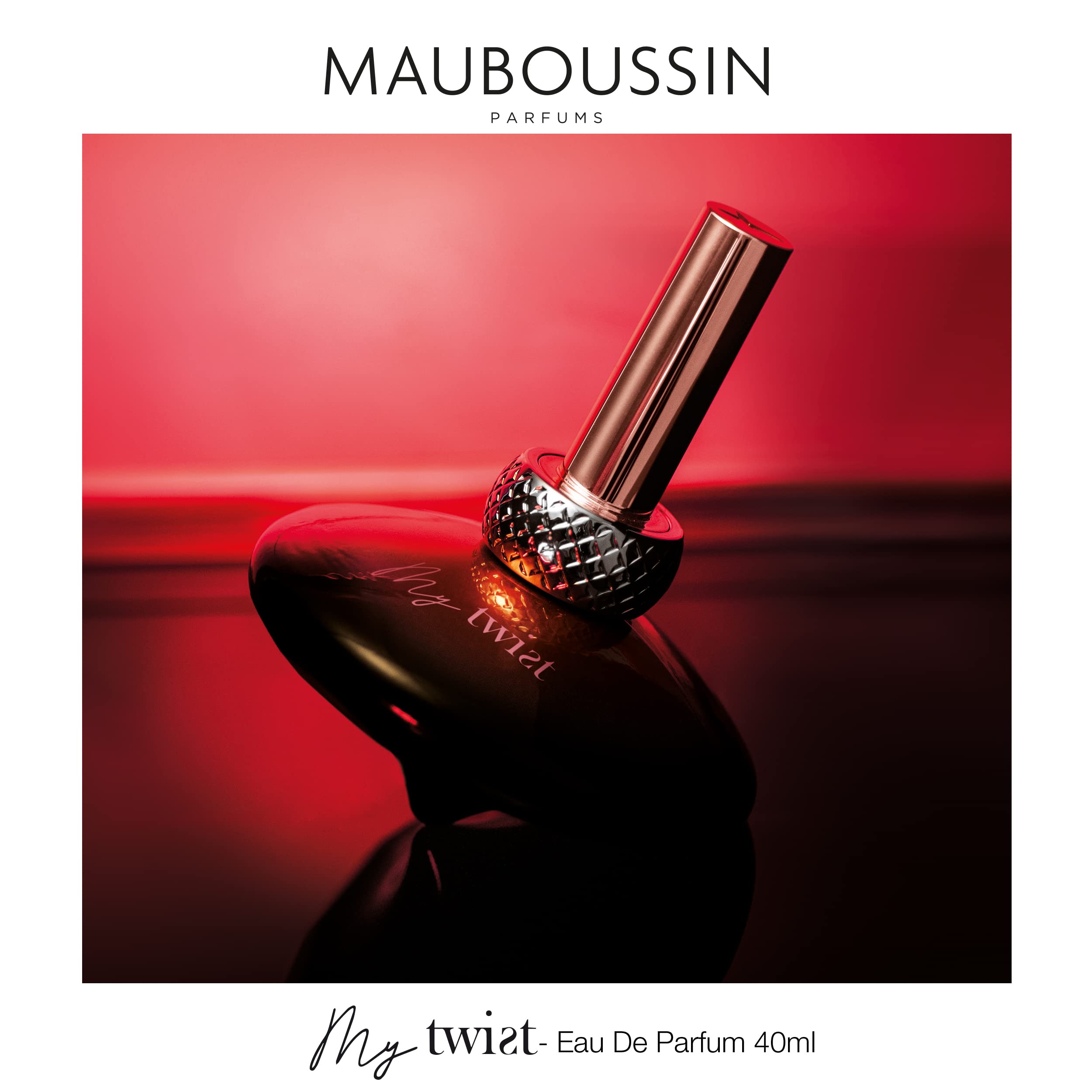 Mauboussin - My Twist - Eau De Parfum Women - Floral Scent - 1.35 Fl Oz (40ml)