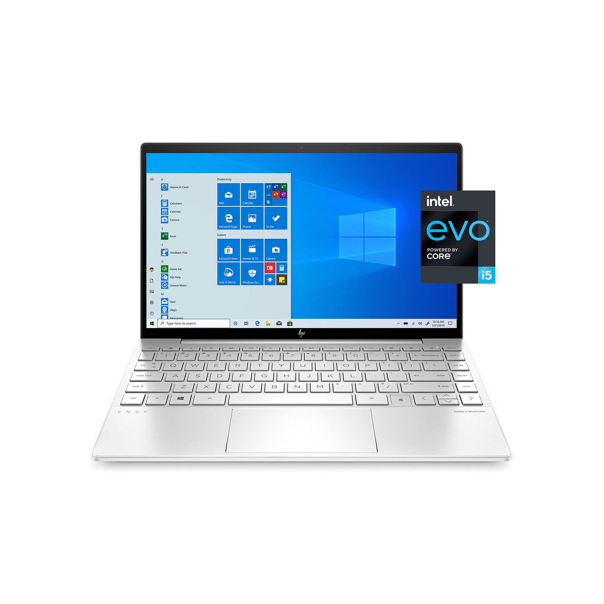 HP 2021 Newest Envy Laptop, 13.3" FHD Non-Touch 400nits Display, 11th Gen Intel Core i5-1135G7 Quad-Core Processor, 8GB RAM, 256GB PCIe NVMe SSD, Wi-Fi, Webcam, Windows 10 Home, Silver