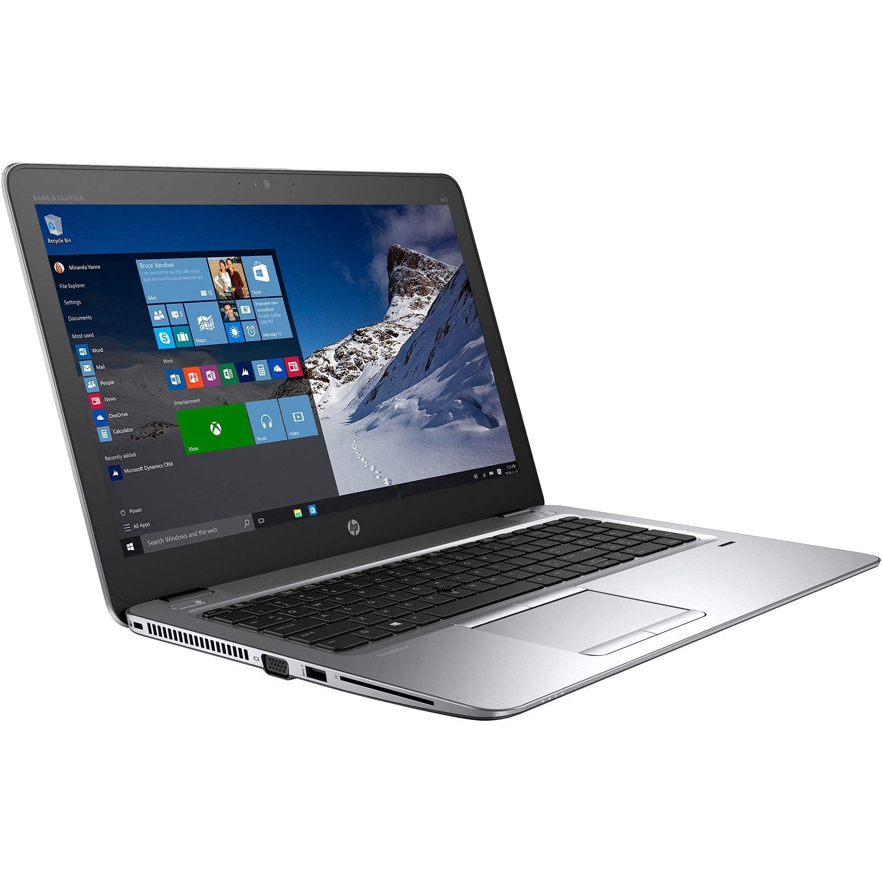 HP ELITEBOOK 850 G3 LAPTOP INTEL CORE I5-6300U 6th GEN 2.40GHZ WEBCAM 8GB RAM 256GB SSD WINDOWS 10 PRO 64BIT (Renewed)