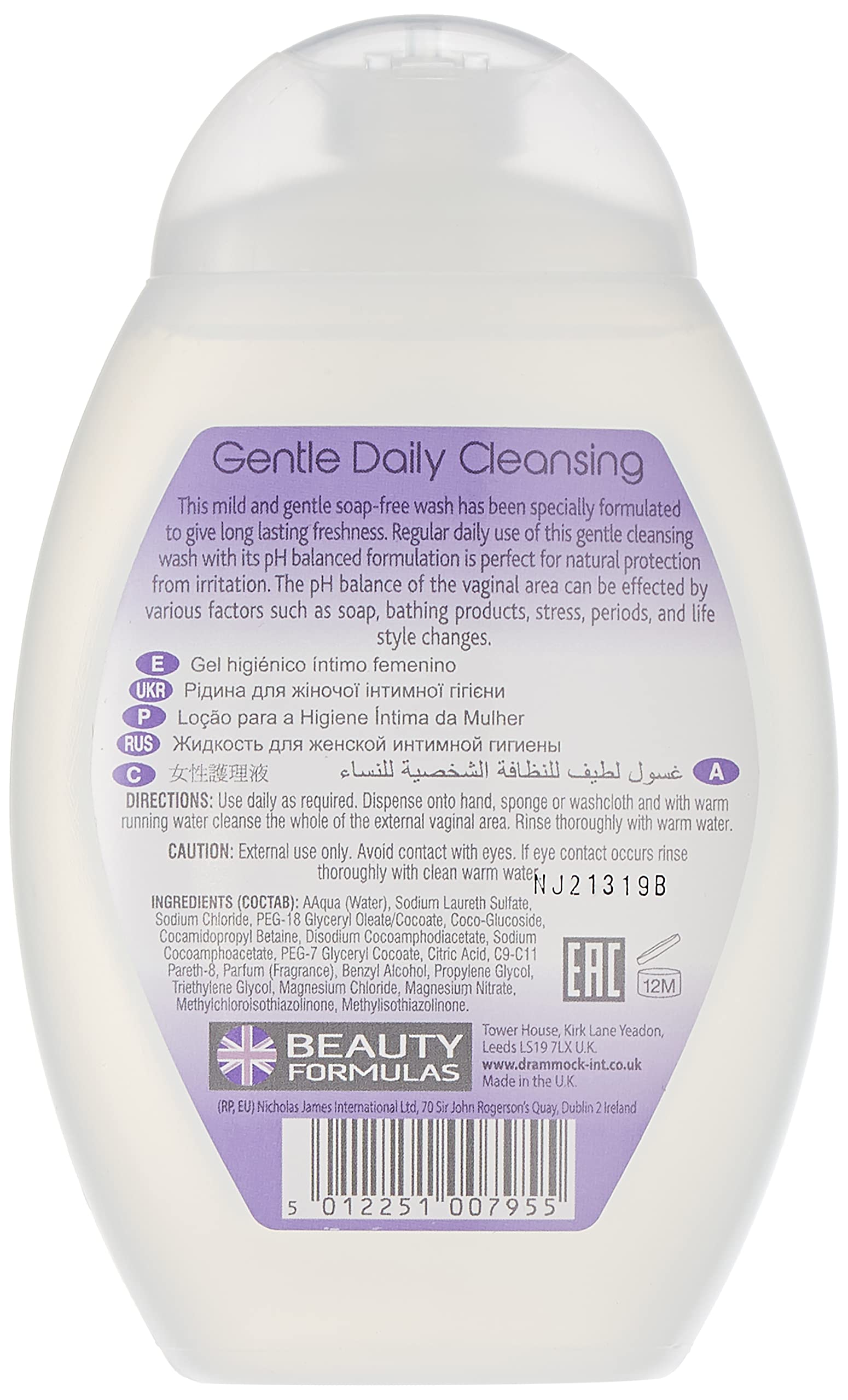 Beauty Formulas Feminine Original Gentle Intimate Cleansing Wash