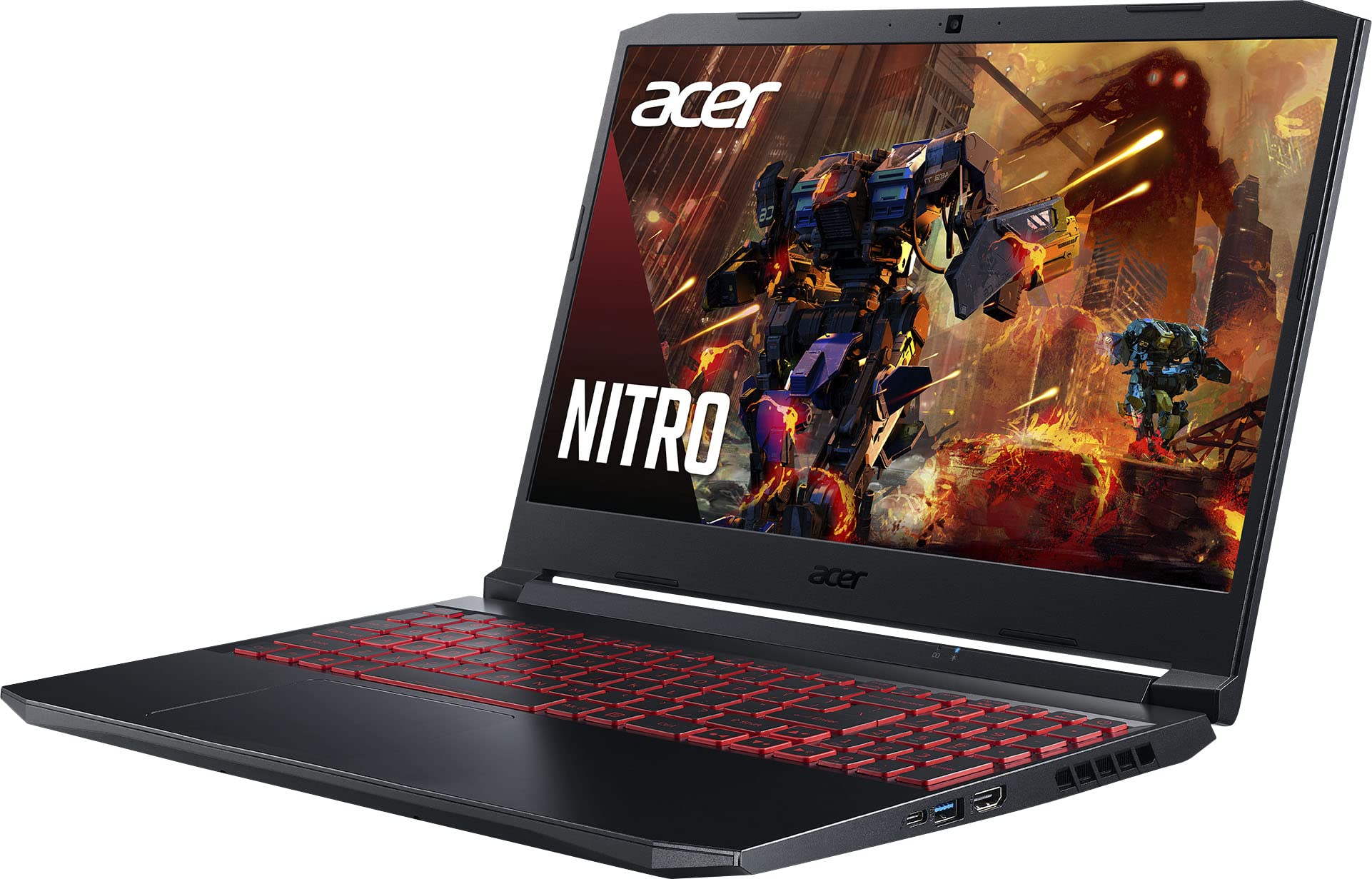 Acer Nitro Gaming 5 Intel Core i7 11800H, 16GB RAM, 512GB SSD, 4GB NVIDIA Graphics Card, 15.6" FHD Display, Windows 11 Home, Shale Black